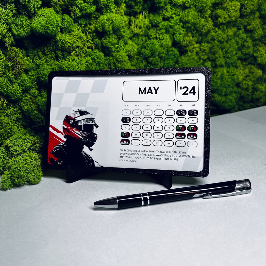 F1 Calendar Formula 1 Calendar Formula 1 Desk Calendar for F1 Fan F1 Calendar Formula 1 Calendar Formula 1 Desk Calendar for F1 Fan