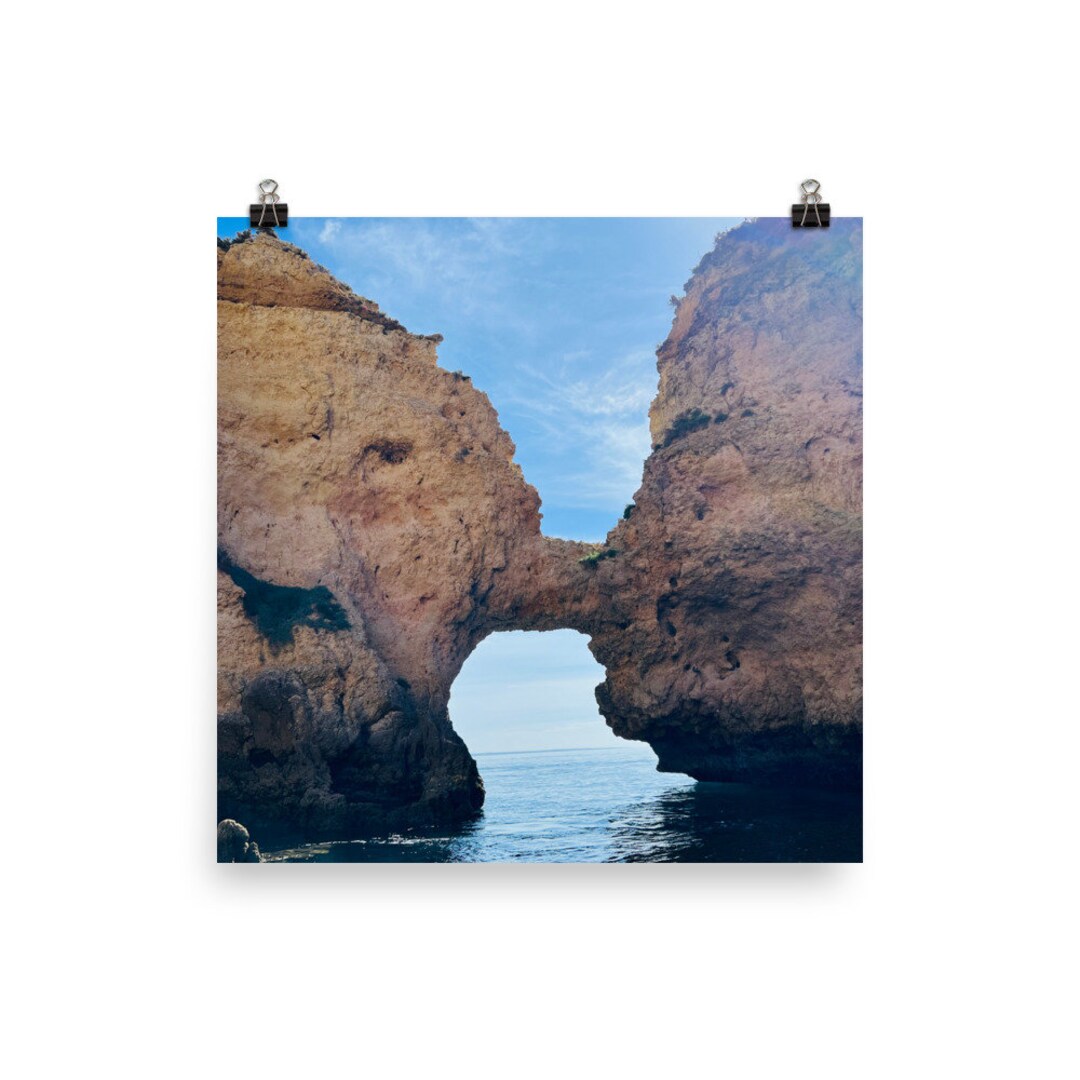 Elephant Rocks Posters Elephant Rock Lagos Art Print: Portugal Coastal Poster - Etsy