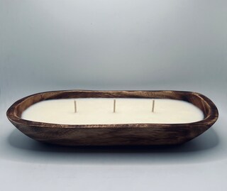 Nuogo 2 Ciotole In Legno Intagliate A Mano – 76,2 Cm – Stile Rustico – Per Impasto, Pane, Frutta E Decorazione
