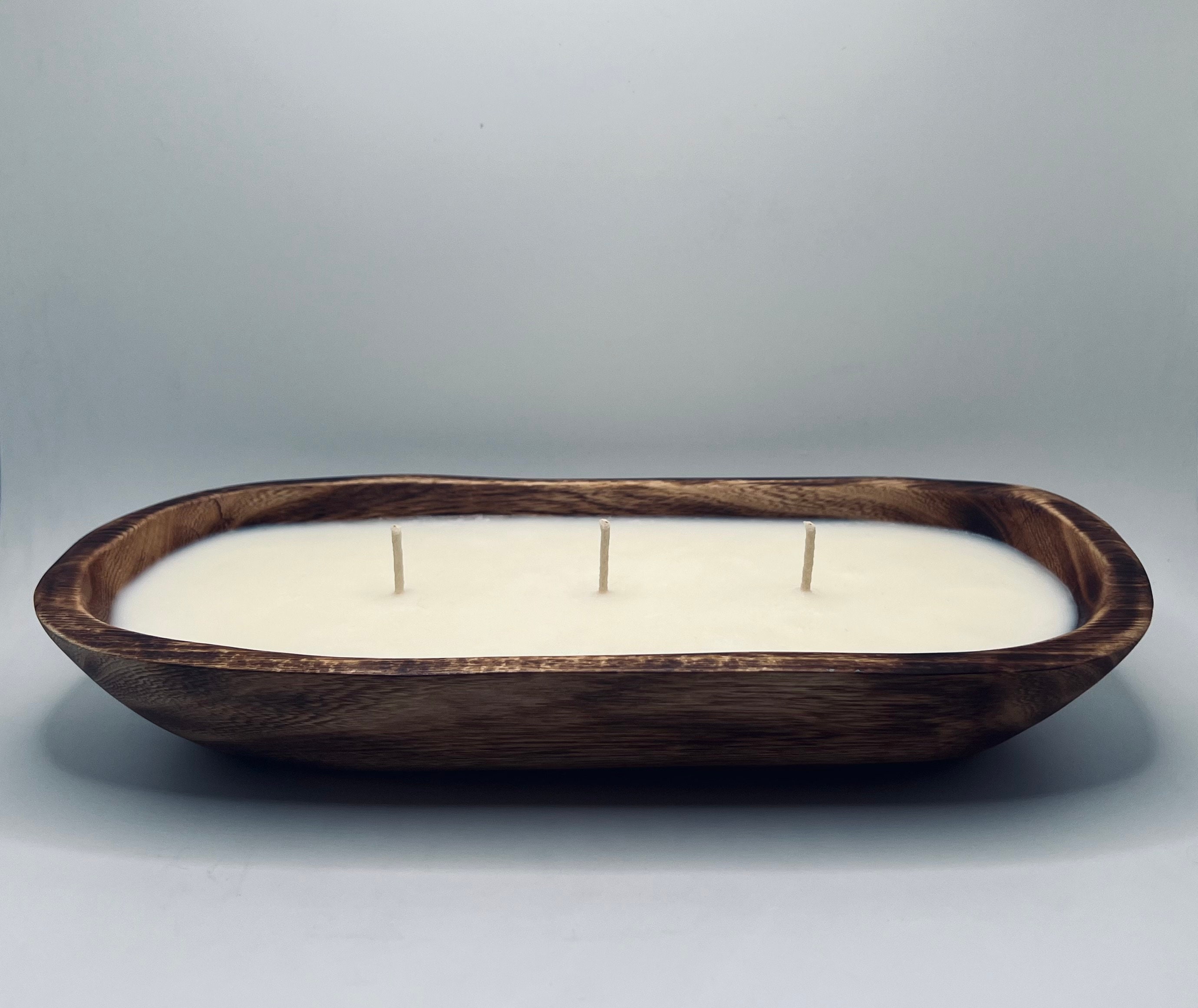 Nuogo 2 Ciotole In Legno Intagliate A Mano – 76,2 Cm – Stile Rustico – Per Impasto, Pane, Frutta E Decorazione