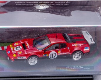 Autocollants Ferrari 512 BB Le Mans 1981 – Calques Pour Maquettes 1:18, 1:24, 1:32, 1:43