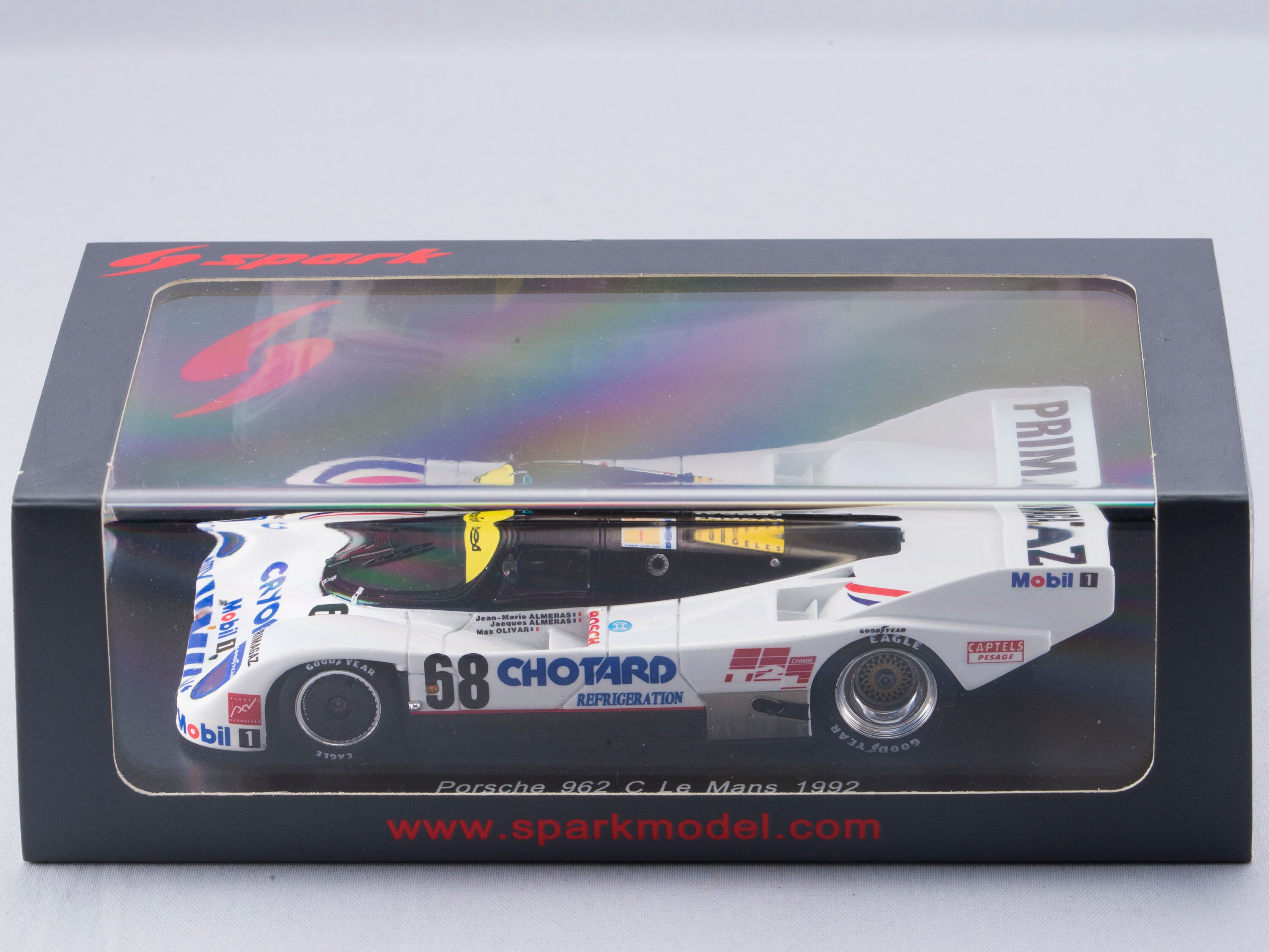1:43 Porsche 962 C Almeras Cohen Oliver Primagaz + Chotard 24h Le