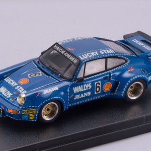 1:43 Porsche Carrera RSR Sieversten Wallys Jeans Nurburgring Supercup 1975 Arena Models built by Juergen Renardy ARE648