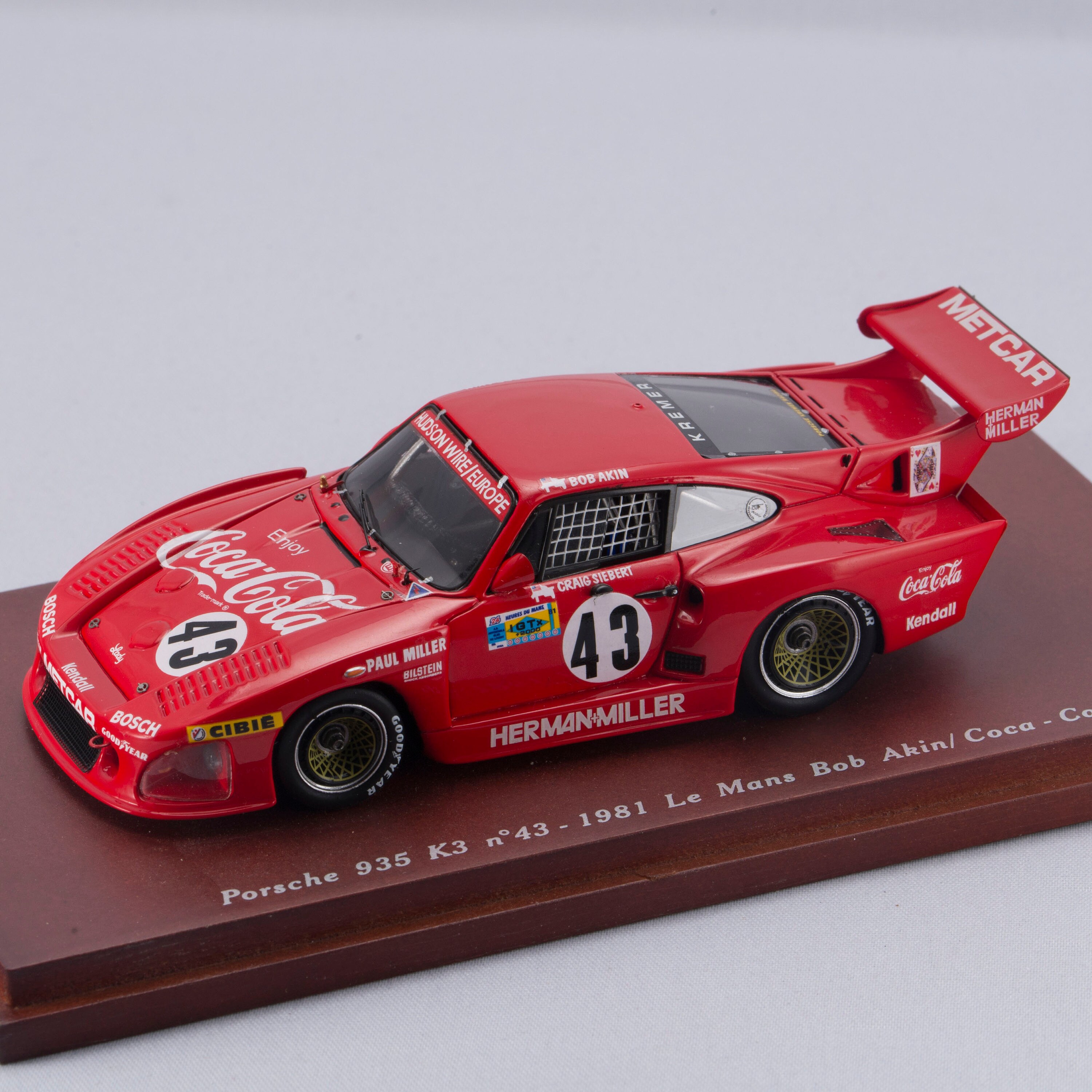 1:43 Porsche 935 K3 Bob Akin Siebert 24h Le Mans 1981 Truescale