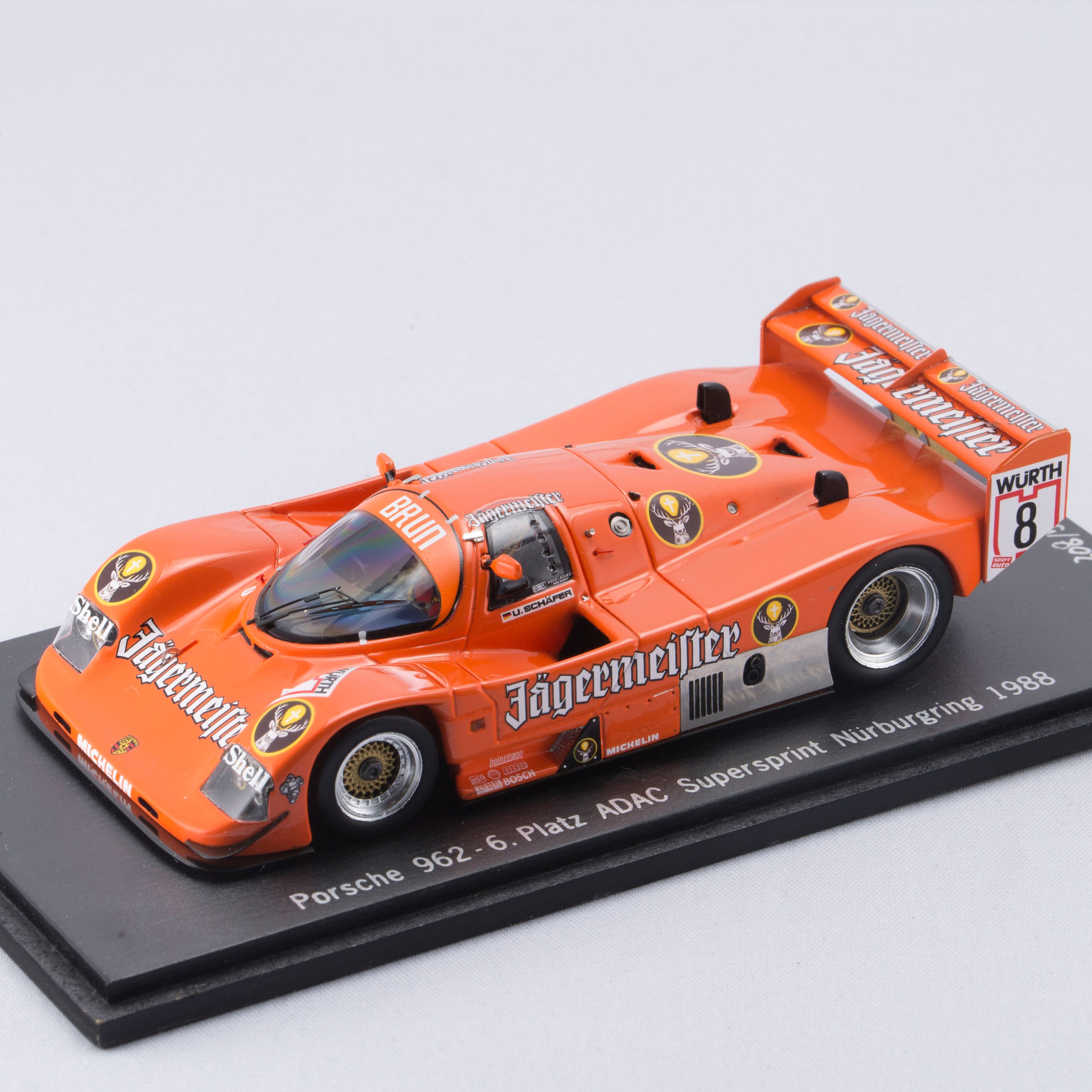 1:43 Porsche 962 Schafer Jägermeister Nurburgring Supercup 1:43 Porsche 962 Schafer Jägermeister Nurburgring Supercup