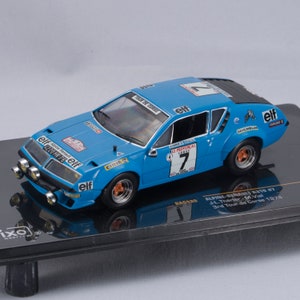 1:43 Alpine Renault A310 Therier Vial 3rd Rallye Tour de Corse 1974 Ixo Models RAC139