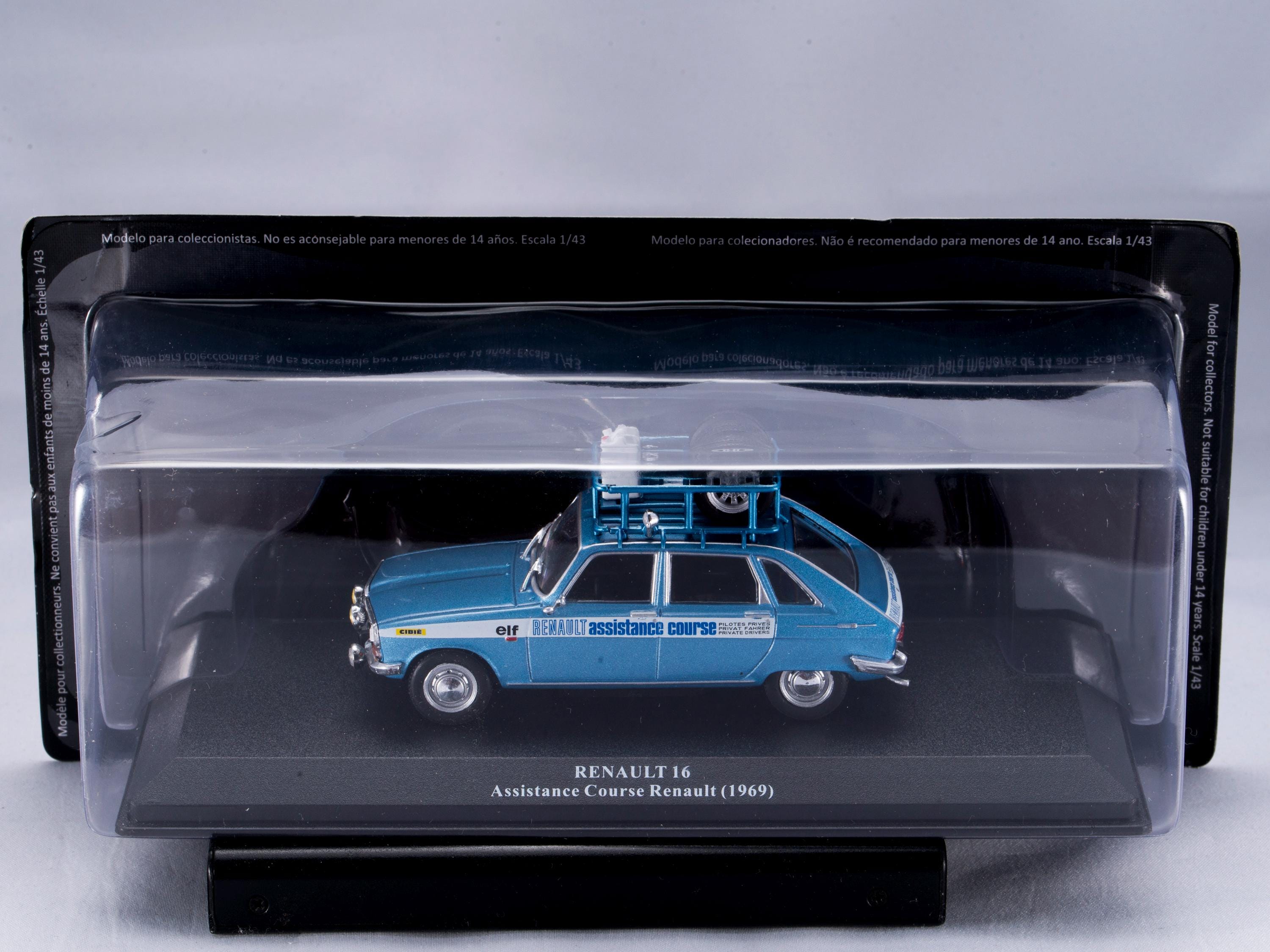 1:43 Renault 16 Sedans Assistance Course Renault Pilotes Prives