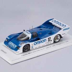1:43 Porsche 962C Ludwig Cobb Omron WEC 1000km Fuji 1988 1:43 Porsche 962C Ludwig Cobb Omron WEC 1000km Fuji 1988