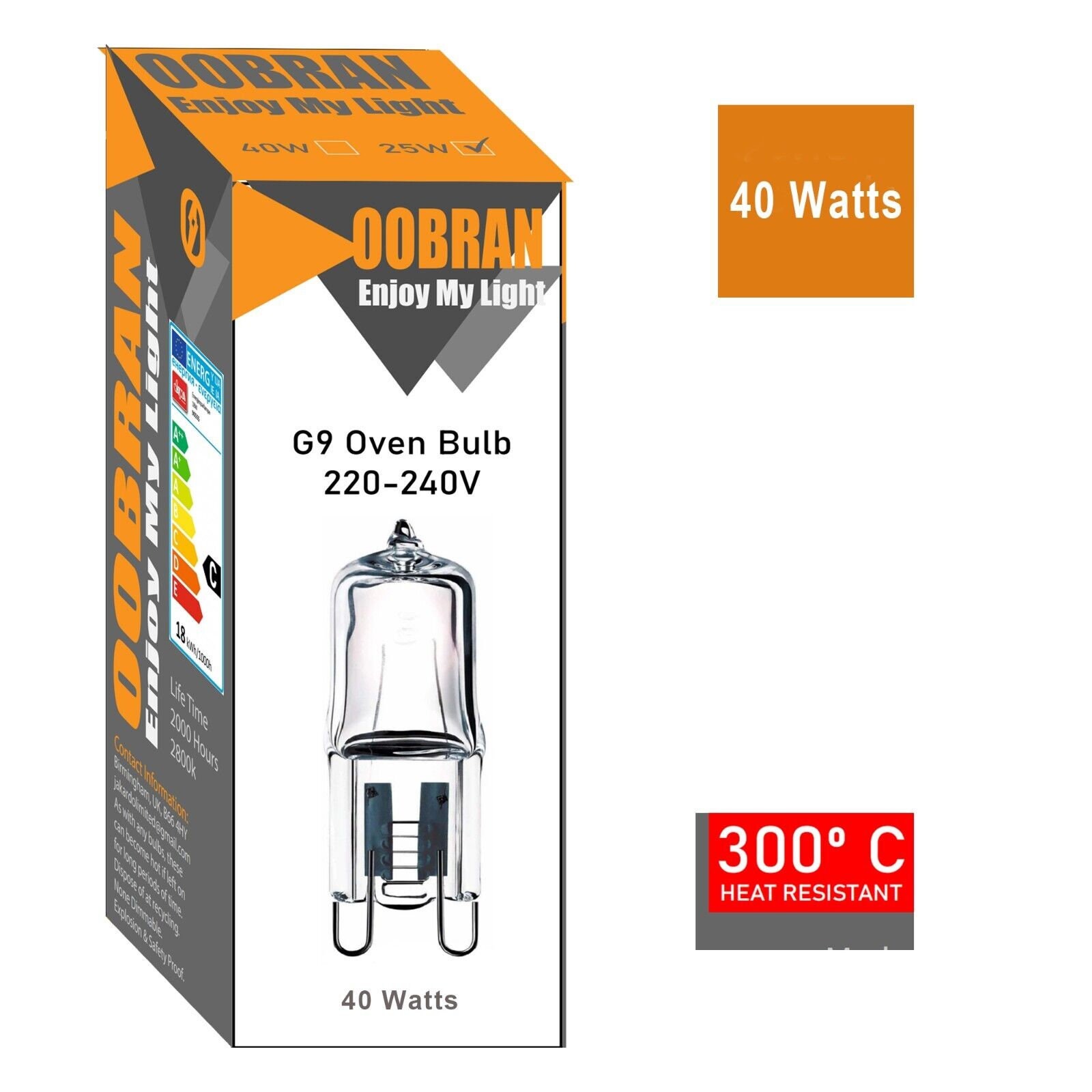 40 watt sale halogen capsule bulb