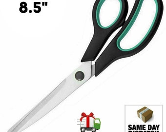 8.5" Stainless Steel Tailoring Scissors Dress Making Fabric All Multi Purpose