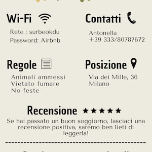 Targhetta WiFi Personalizzata In Acrilico - Con Base Legno, Per Casa E Ufficio - Foto 5