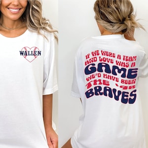 98 Braves Shirt Baseball Fan Shirt Cowgirl T-shirt Small town Country Girl, Women Soft Gift For Her