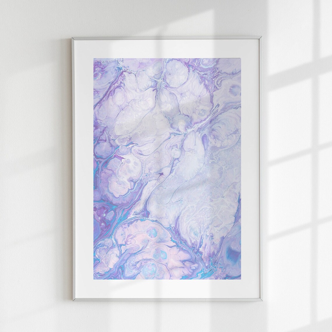 Textil Wandposter Deep Purple 104x70cm - Stoff Banner Wanddekoration