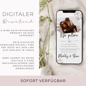 digitale Foto Einladung Polterabend personalisiert Poltern Einladungsvorlage selbst bearbeiten Poltern Einladung per Handy 101 Bild 8