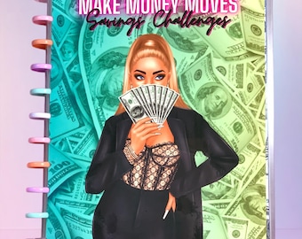 Money Saving Challenges Book: 30 Reusable Savings Trackers