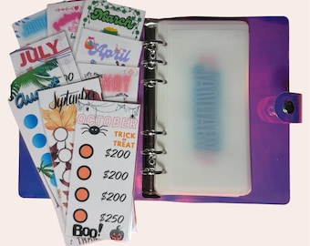 10K Savings Challenge Binder | 12 Month Budget Tracker