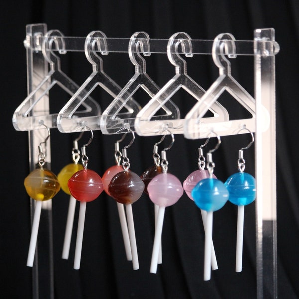 Lollipop earrings, Lolly earrings, Cute crazy earrings y2k miniature earrings realistic