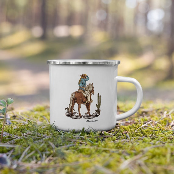 Cowboy Coffee Mug, Western cup, Horse Rider Gift idea, Funny Cowboy Present