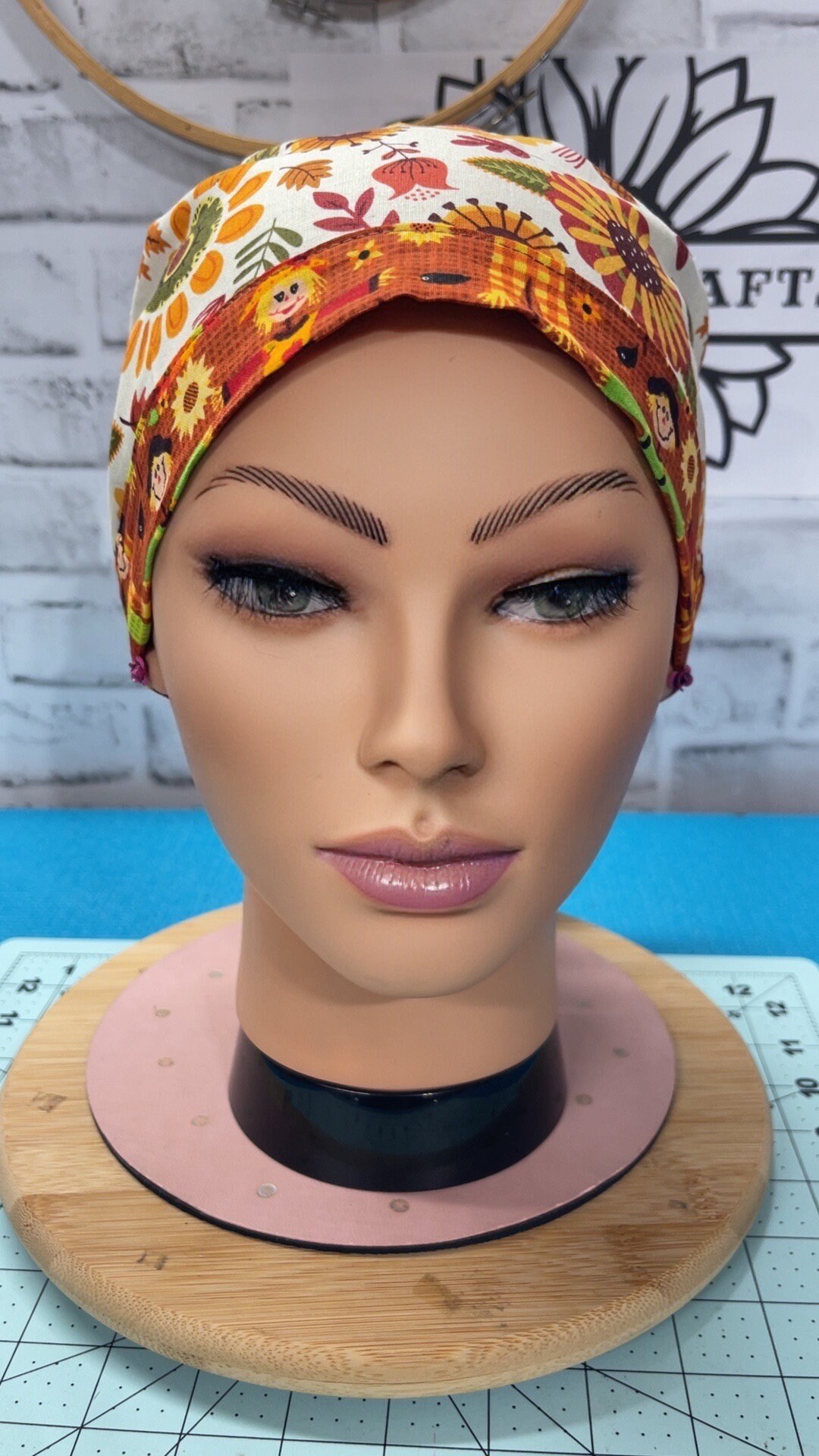 Falls Fun Nurse Ponytail Hat Scrub Caps for Women Surgical Etsy