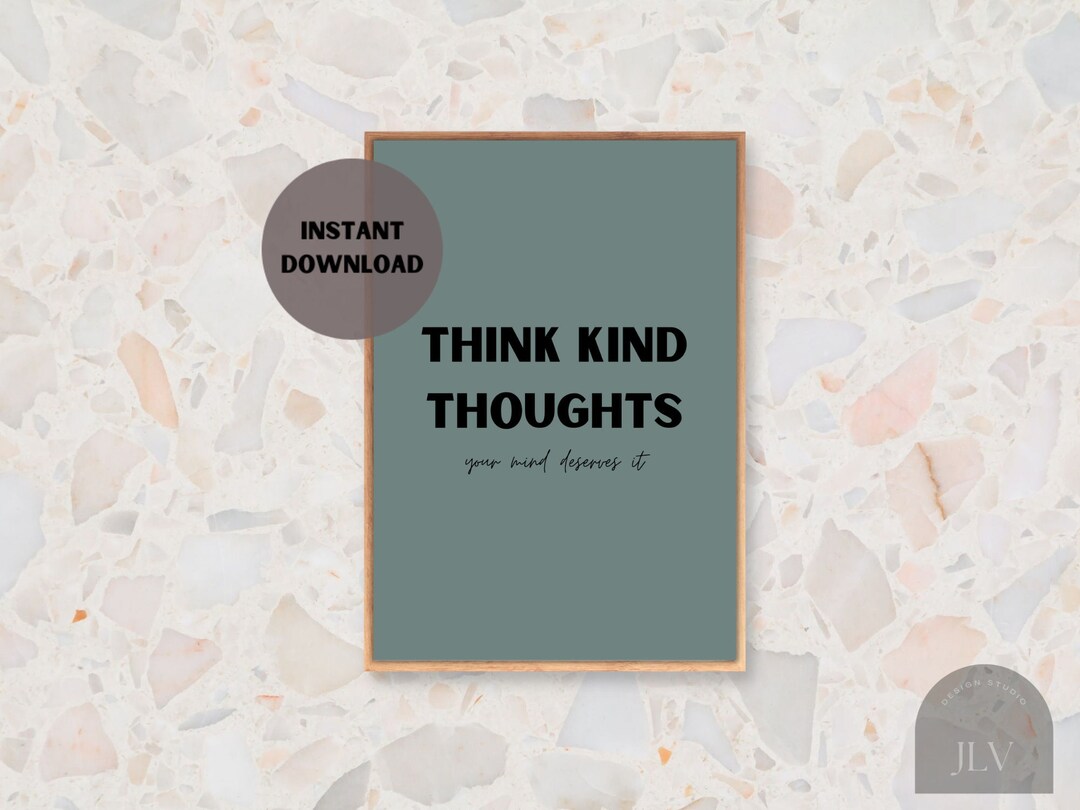 Mindfulness Printable Instant Download Wall Printable Self - Etsy