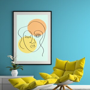 Woman Line Wall Art, Boho Printable Wall Art, Minimalist Wall Art, Trendy  Wall Print, Printable Wall Art, Printable Wall Decor