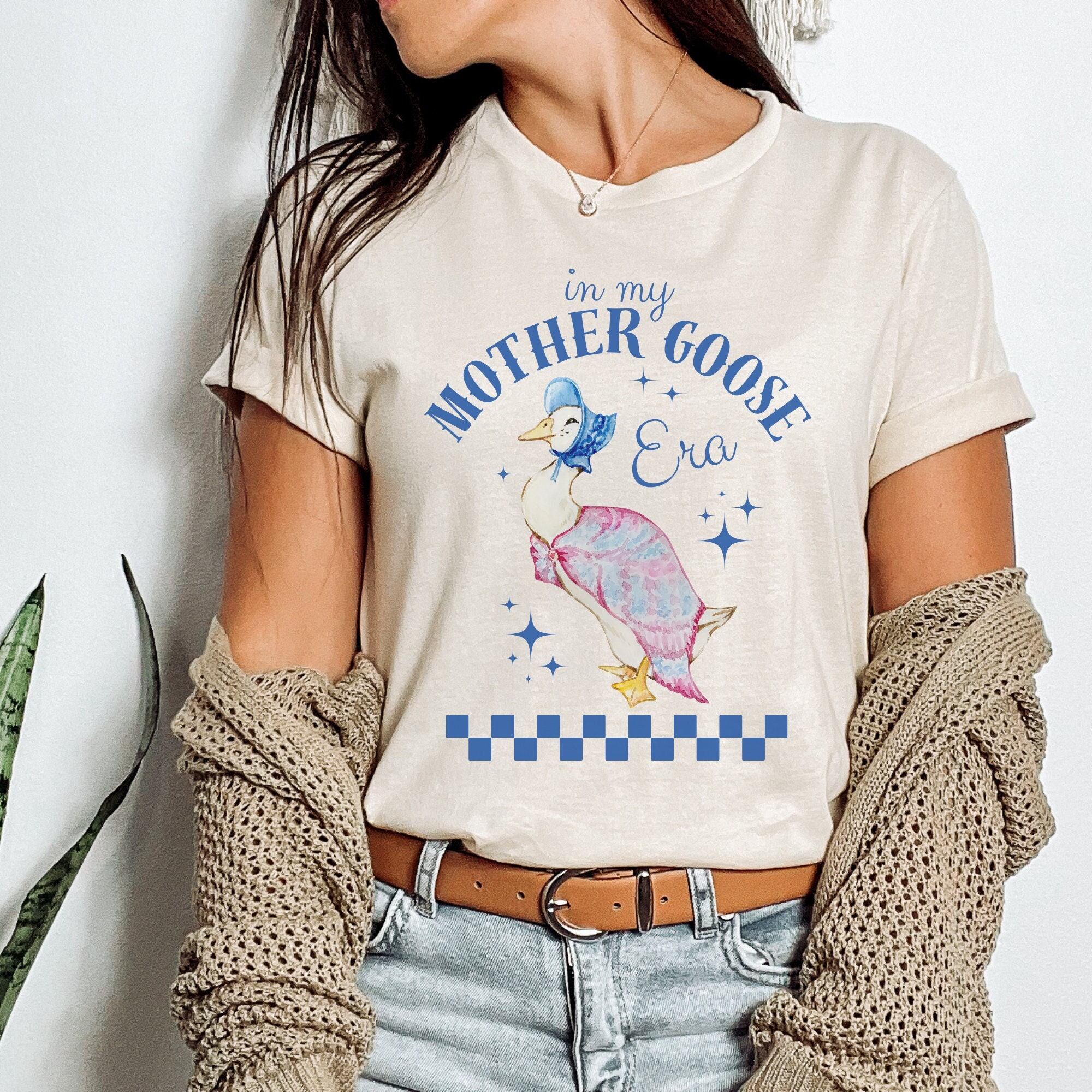 Mother Goose Era T-shirt: Retro Bird Nerd Top - Etsy