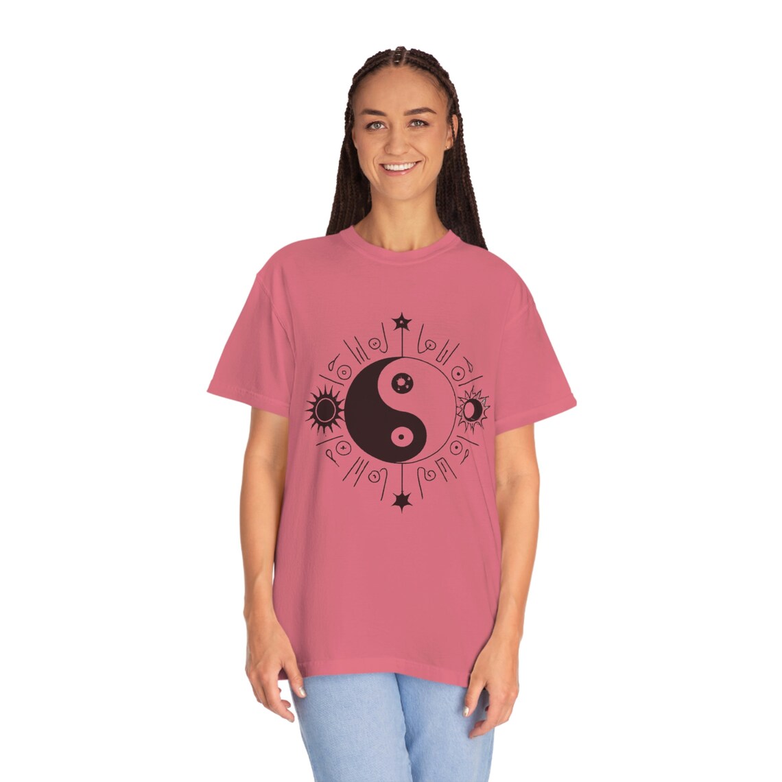 Yin and Yang Tshirt for Men and Women Balance Tshirt Vintage Etsy