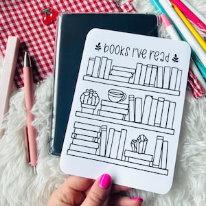 book tracker kindle insert
