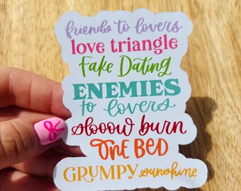 TROPES sticker | bookish | book lover | stickers | gifts