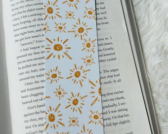 Sunshine Bookmark: Handmade Laminated Card Stock