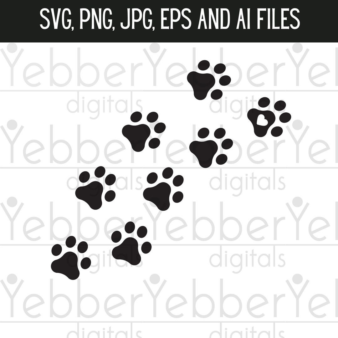 Pet Paw Prints SVG Paw Print Design Dog Paw Prints PNG Animal Paw pet-paw-prints-svg-paw-print-design-dog-paw-prints-png-animal-paw