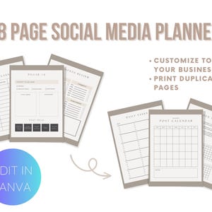 Social Media Content Planner for Digital Sales | Marketing Strategy Guide | Scheduling Guide | Schedule & Boost Instagram Facebook Pinterest