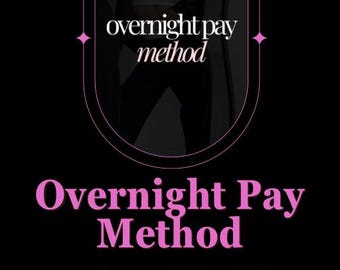 The Overnight Pay Method | Digital Products Guide | MRR/PLR Included | Side Hustle | Passive Income | Make Money Online | Digital Products