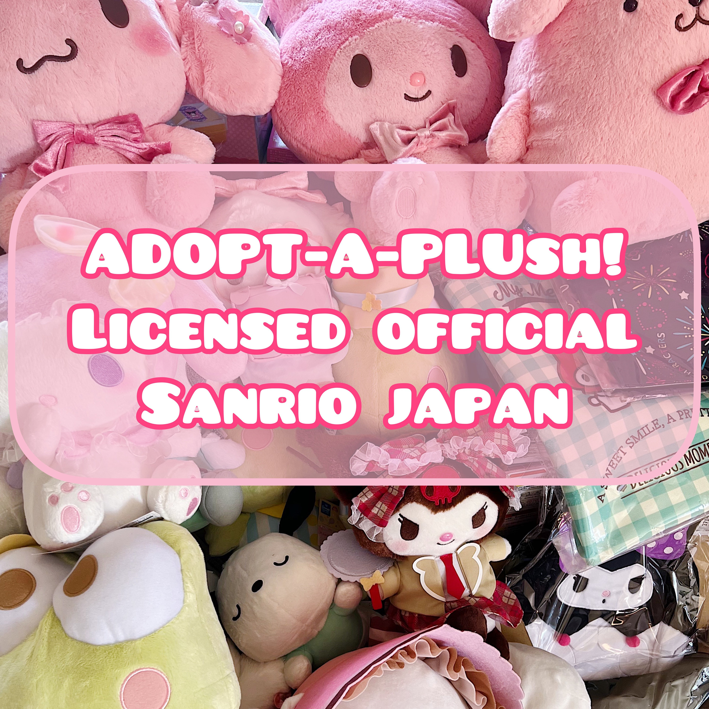 Sanrio Original Smiles Japan Hello Kitty and Friends My Melody KUROMI Plush  NWT