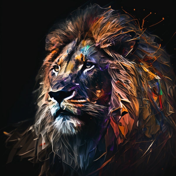 Colorfull Lion