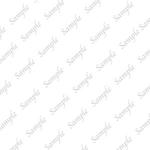 May include: A white background with the word "Sample" repeated in a diagonal pattern.