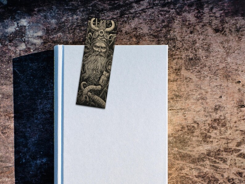 Viking Bookmark PNG Files INSTANT DOWNLOAD Norse Bookmark - Etsy