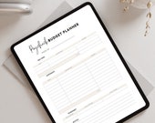 Paycheck Budget Tracker, Printable Paycheck Planner, Digital Product