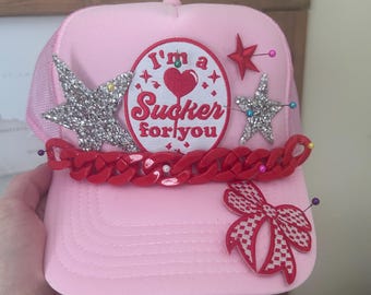 Roze Snoep Hartjes Sweet Heart Jas Vrouw ==> Feestwinkel XL