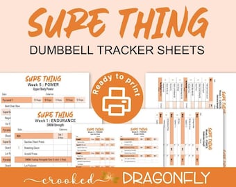 Sure Thing Dumbbell Tracker Sheets - Beachbody Workout