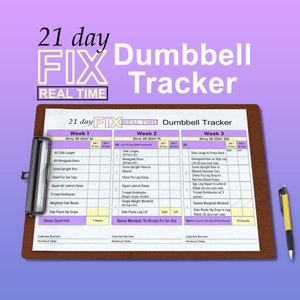 21 Day Workout Etsy