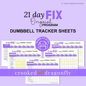 Hojas de seguimiento de 21 Day Fix, programa original de Beachbody