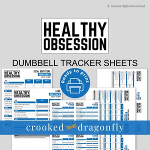 Healthy Obsession Dumbbell Tracker Sheets | Beachbody | BODi | Digital Download