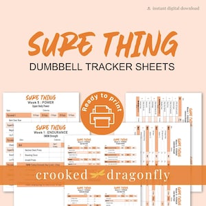 Sure Thing Kurzhantel Tracker Sheets - Beachbody Workout
