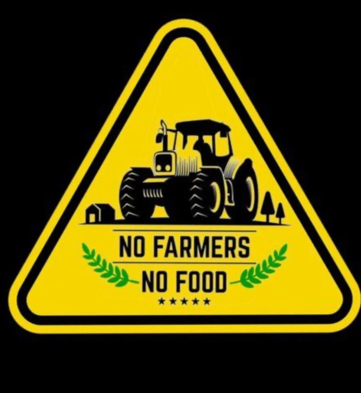 "Farm Life Tractor" 28-Inch Windshield Decal Sticker – Great For Trucks & Cars