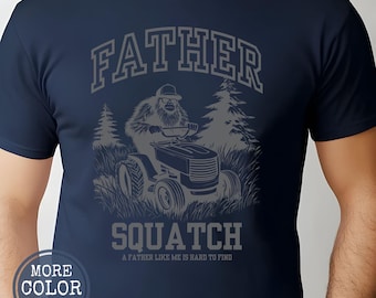 Funny Dad Sasquatch Shirt, Bigfoot Father Tee, Unique Daddy Gift, Father's Day, Birthday Present, Big Foot Christmas Gift, Custom Tshirt