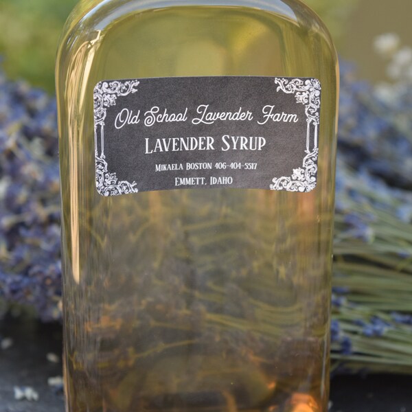 Small Batch Lavender Syrup Homemade Rich Syrup Perfect For Coffee Tea or Cocktail Recipes