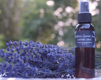 All Natural Lavender Aromatherapy Spray - Calming Room, Pillow, Body Mist