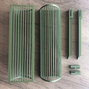 3D Print File STL Moss Pole Sphagnum Trellis Indoor Plant Support Houseplant Trellis D Shape Stackable Climbing Plants Houseplant Accessory