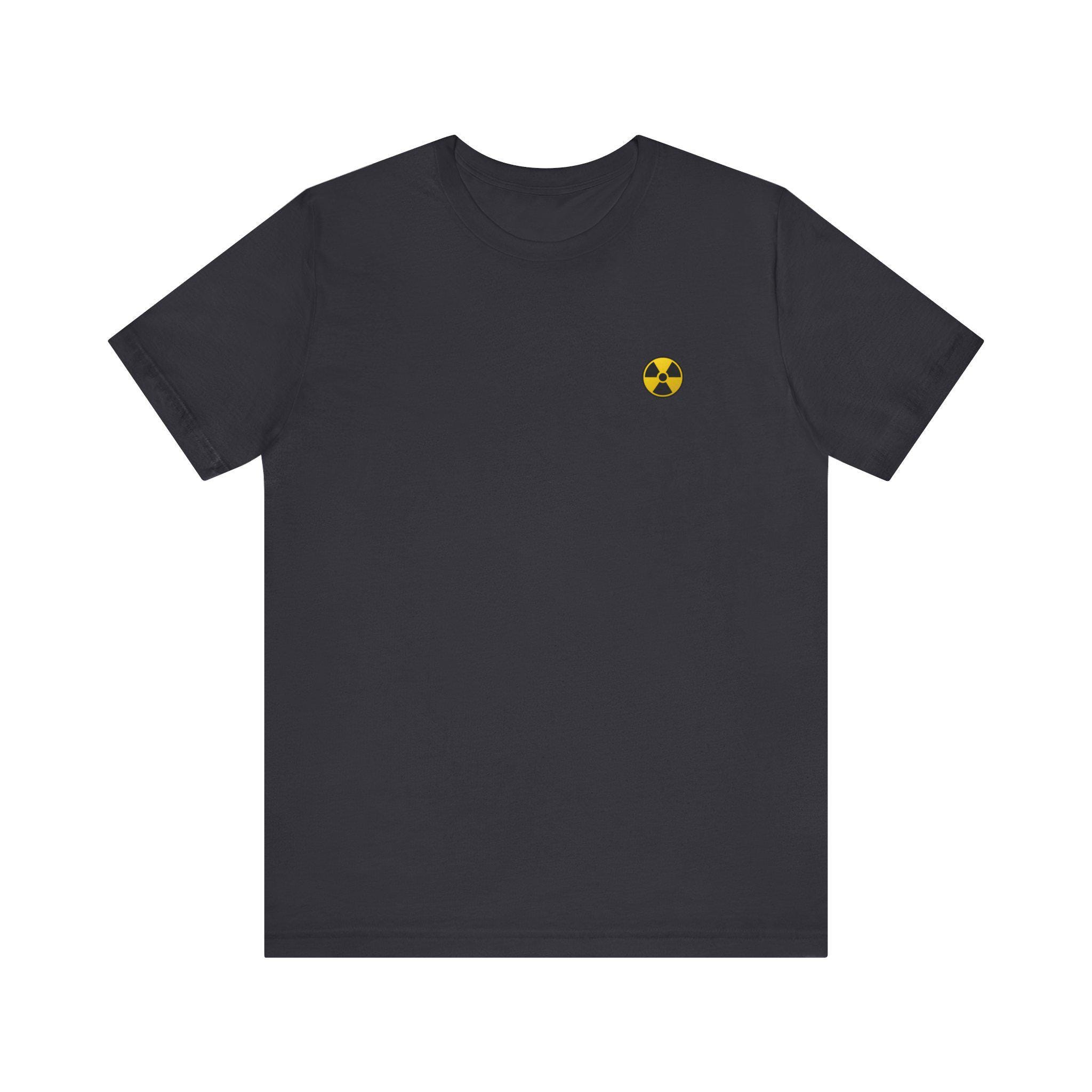 トップス SIMPLE PROJECT PANELED CREW T-SHIRT Unisex Jersey Short Sleeve Tee for Nuclear Plant Worker, Funny